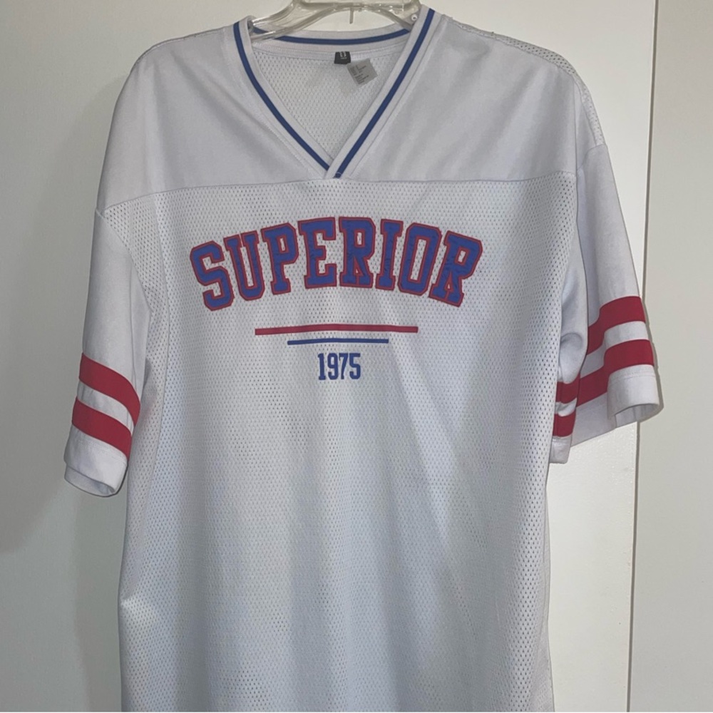 White Mesh Men's Shirt